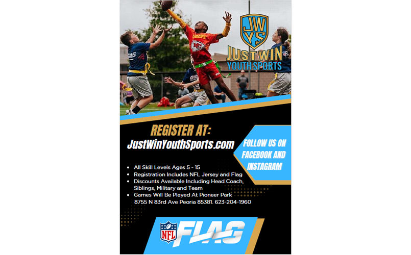 REGISTER FOR SUMMER NFL FLAG FOOTBALL!!!
