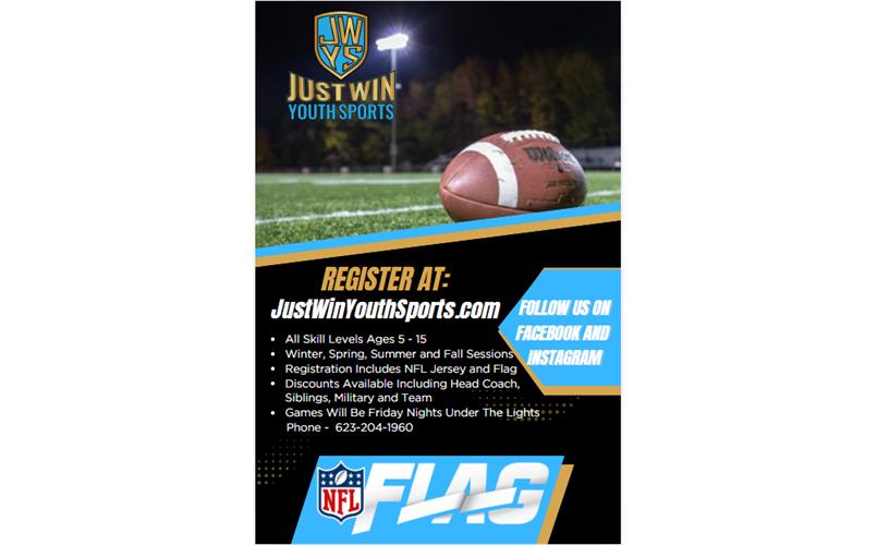 REGISTER FOR SUMMER NFL FLAG FOOTBALL!!!