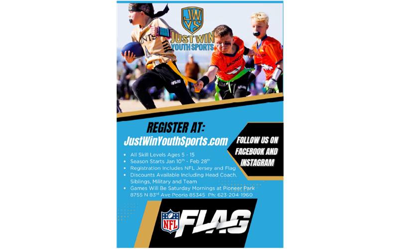 REGISTER FOR WINTER NFL FLAG FOOTBALL!!!